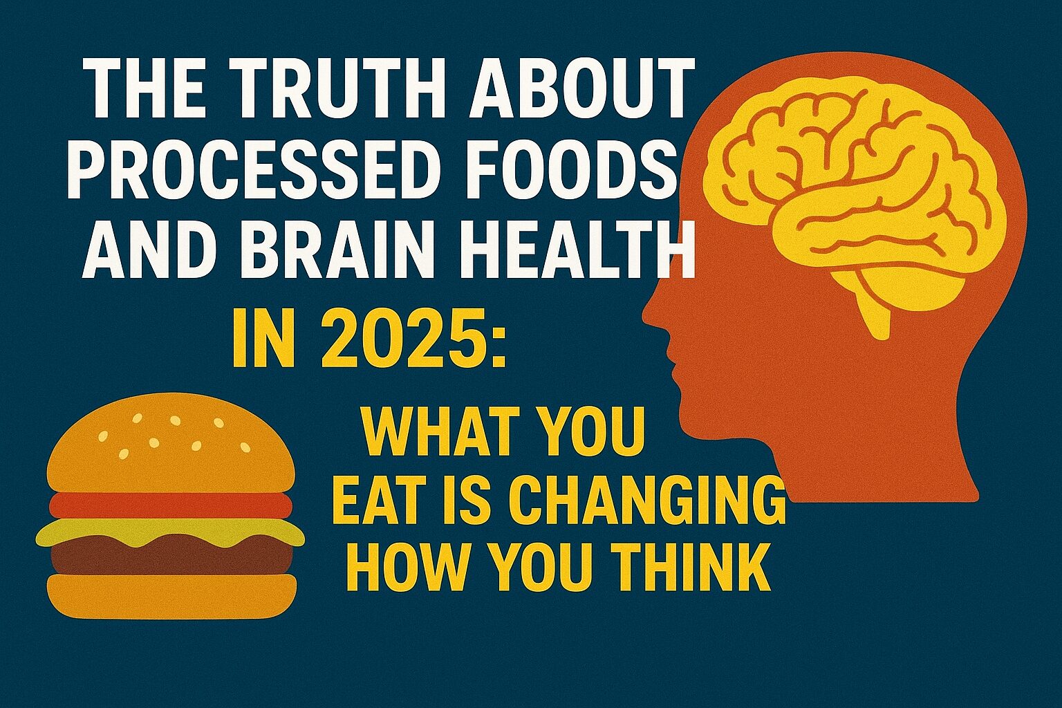 Processed vs. natural food for brain health