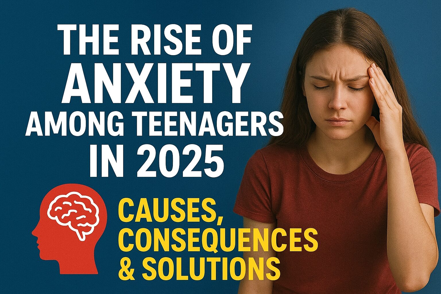 The Rise of Anxiety Among Teenagers in 2025 Causes, Consequences & Solutions