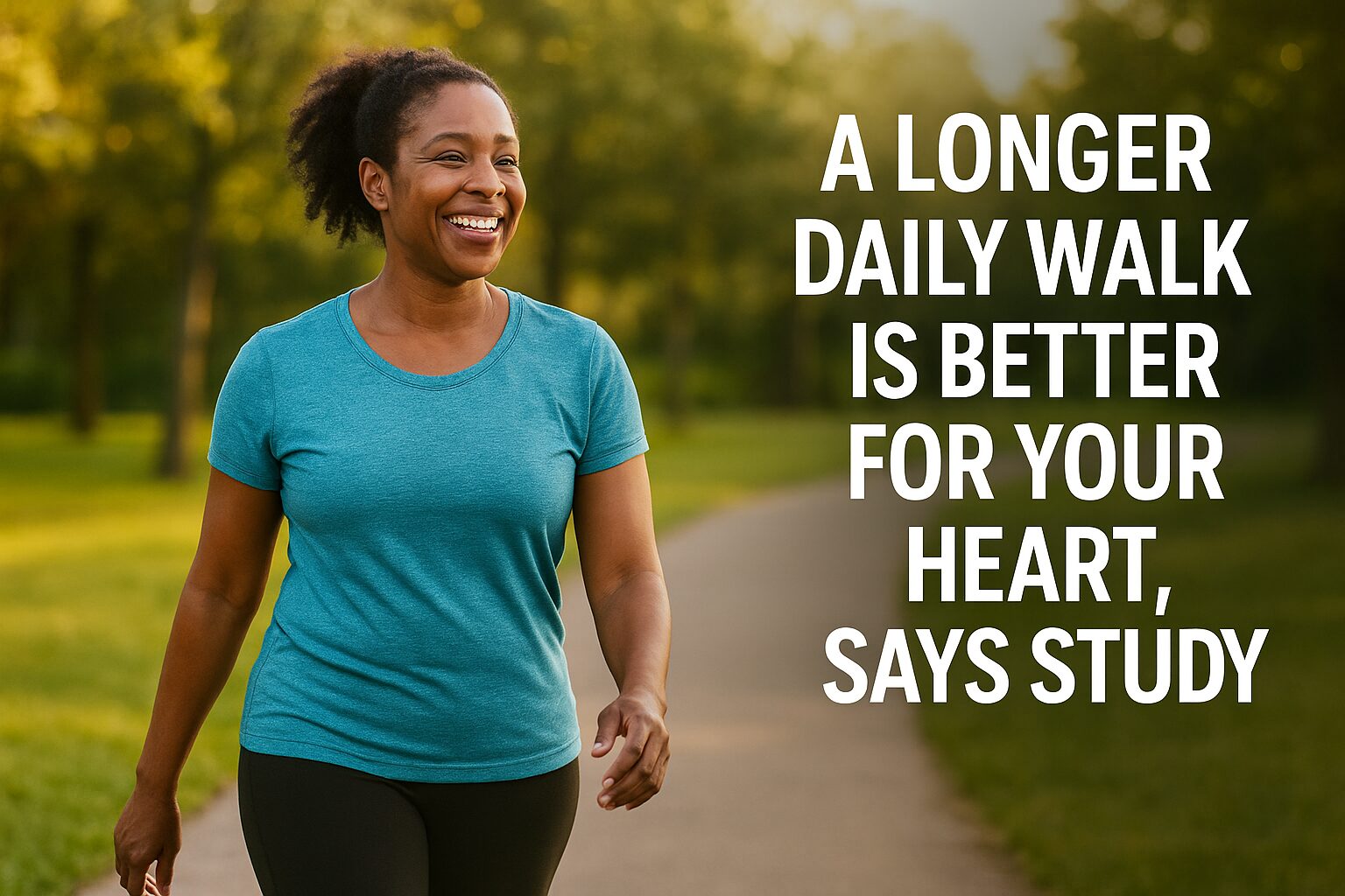 daily walking routine for better heart health