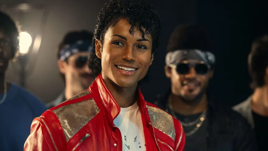 Jaafar Jackson as Michael Jackson in the Michael trailer, the Michael biopic