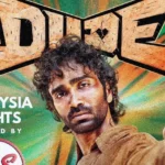 Pradeep Ranganathan and Mamitha Baiju in Dude OTT release poster