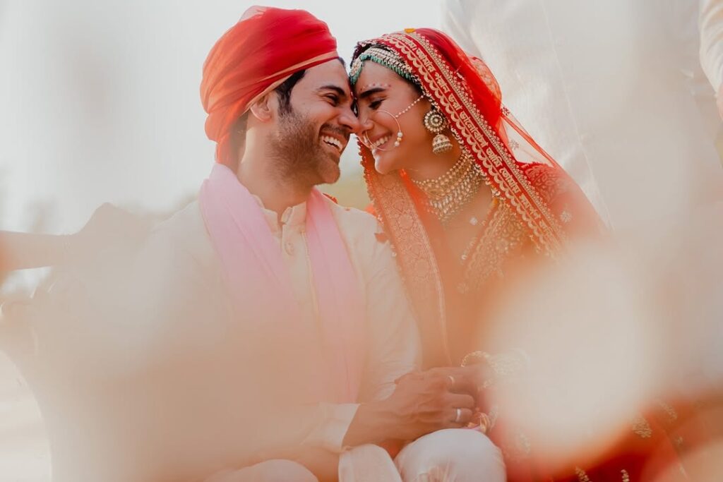 Rajkummar Rao and Patralekhaa wedding photo — Rajkummar Rao Patralekhaa marriage
