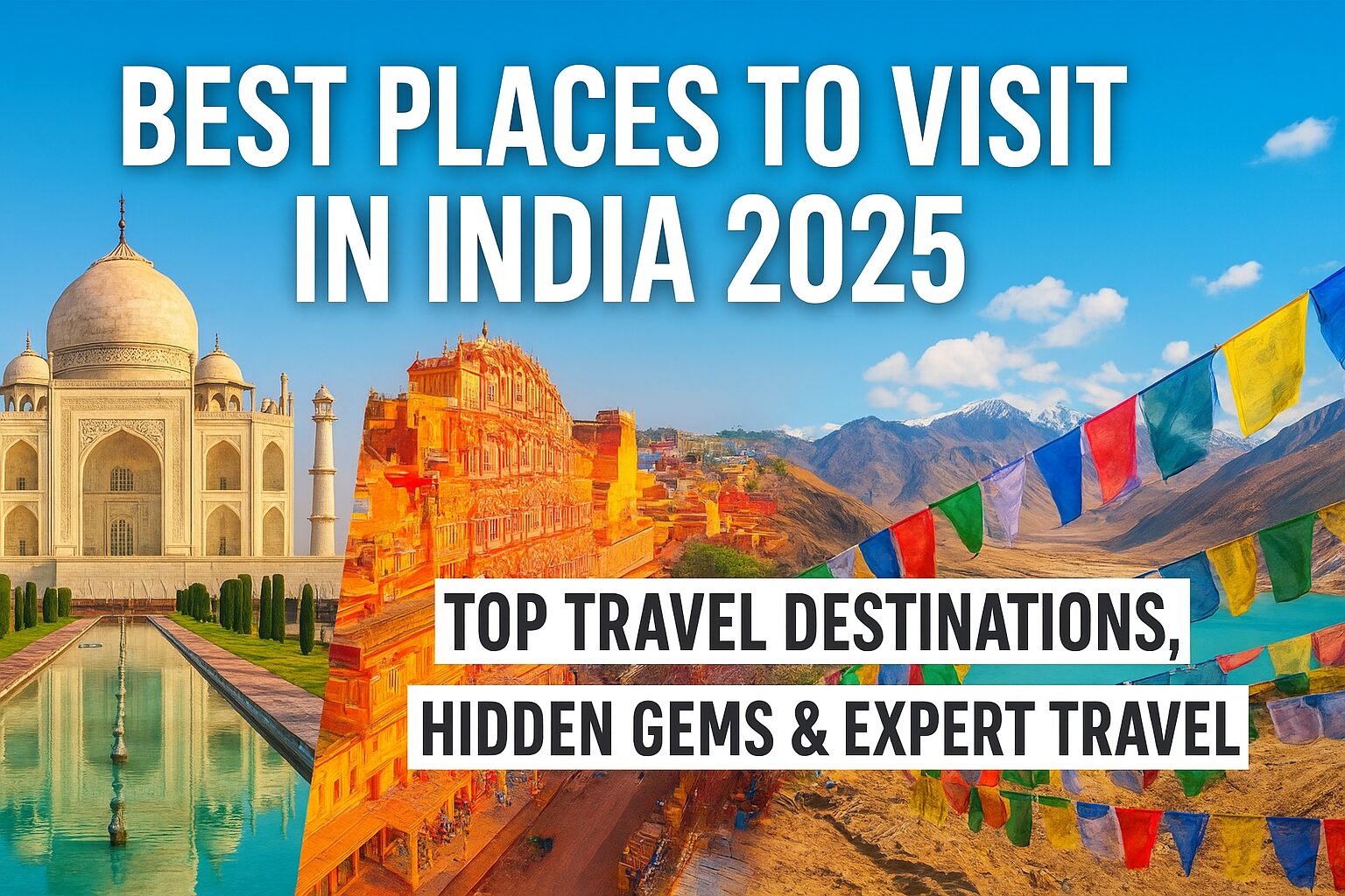 Best Places to Visit in India 2025: Top Travel Destinations, Hidden Gems & Expert Travel Tips