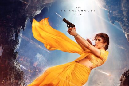 Priyanka Chopra Mandakini first look in Globetrotter SS Rajamouli reveals