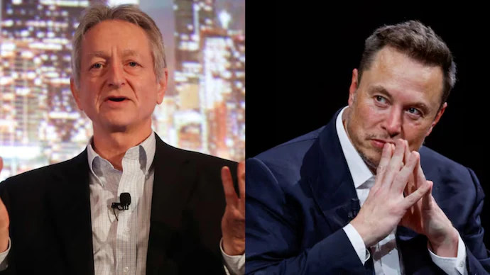 Geoffrey Hinton and Elon Musk