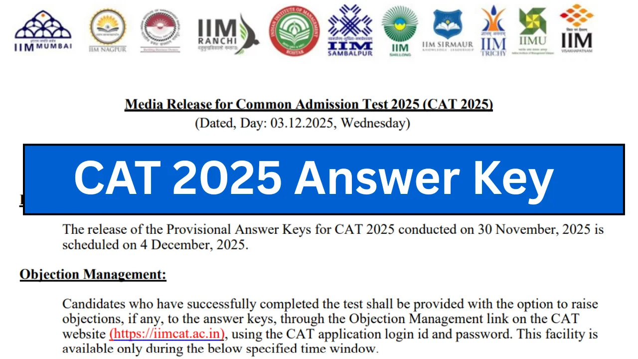 CAT 2025 Answer Key