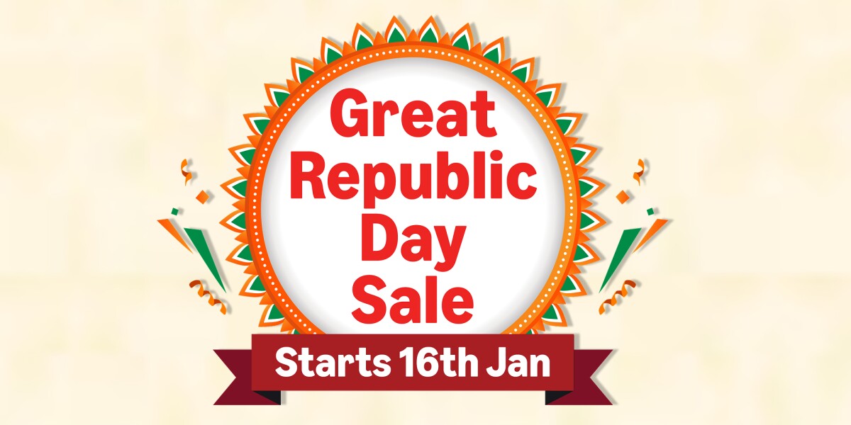 Amazon Great Republic Day Sale showcasing discounted smartphones under ₹50,000 in India