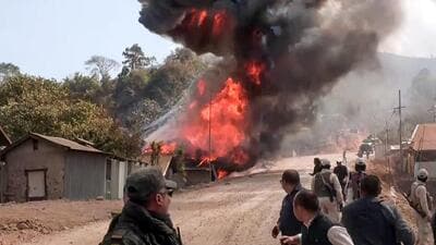 manipur:-50-houses-burnt-in-ukhrul;-internet-is-down-for-5-days