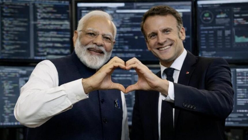 macron-shared-an-ai-generated-image-featuring-pm-modi-with-a-heart-gesture