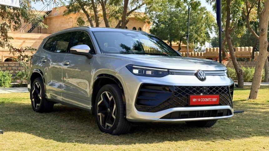 the-flagship-7-seater-volkswagen-tyron-suv-has-been-launched-at-a-price-of-rs-46.99-lakh