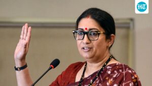 smriti-irani’s-‘khisiyani-billi’-dig-at-cong’s-shirtless-protest-at-ai-summit