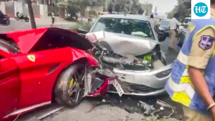 why-did-ferrari-collide-with-oncoming-cars-in-hyderabad-the-policeman-reveals-the-possible-cause | GIBN why-did-ferrari-collide-with-oncoming-cars-in-hyderabad?-the-policeman-reveals-the-possible-cause