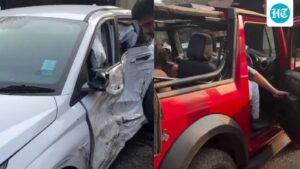 an-elderly-tourist-was-killed-in-goa-after-a-thar-rammed-his-car-at-speed,-a-case-has-been-filed