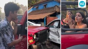 ‘papacrash-ho-gaya’:-tourist-heard-calling-after-thar-rams-i20-in-goa-|-he-watches