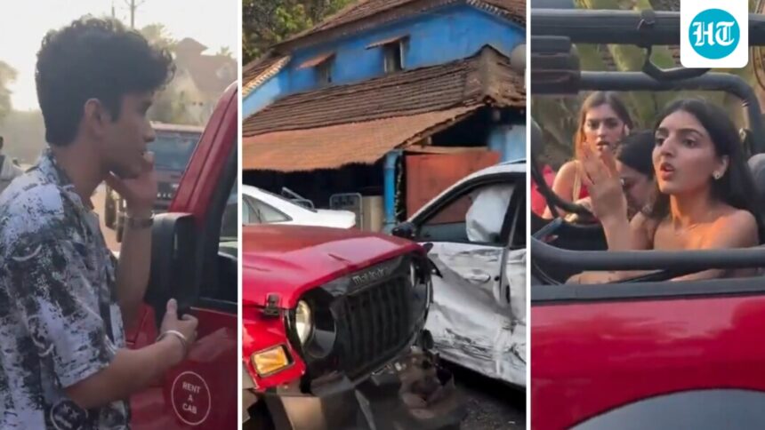 papacrash-ho-gaya-tourist-heard-calling-after-thar-rams-i20-in-goa-|-he-watches | GIBN ‘papacrash-ho-gaya’:-tourist-heard-calling-after-thar-rams-i20-in-goa-|-he-watches