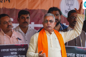 “elections-in-west-bengal-cannot-be-held-without-central-forces,”-says-dilip-ghosh-of-the-bjp.