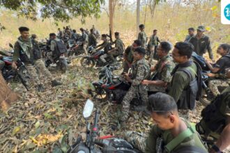 a-cobra-commander-was-injured-in-an-ied-blast-during-an-anti-maoist-operation-in-singhbhum-in-jharkhand
