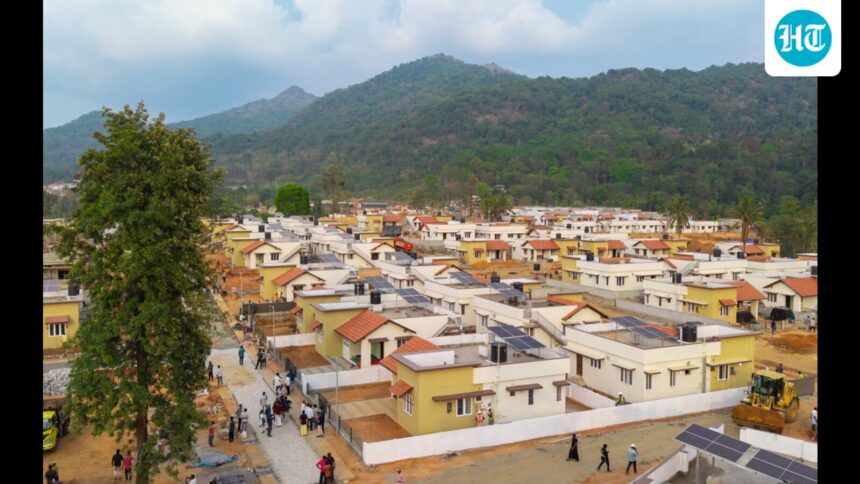 wayanad-landslide-survivors-get-new-homes-as-kerala-cm-inaugurates-their-town