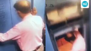 gujarat-man’s-narrow-escape-when-faulty-elevator-moves-to-the-top-with-door-open:-video