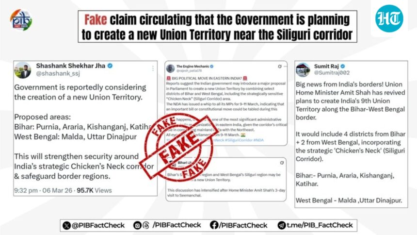 ‘fake-claim’:-center-denies-reports-of-planning-‘new-ut-with-bihar-and-bengal-provinces’,-fact-checks-x-posts