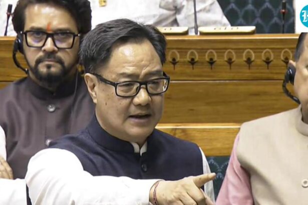 kiren-rijiju-blames-the-opposition-for-disrupting-the-work-of-parliament