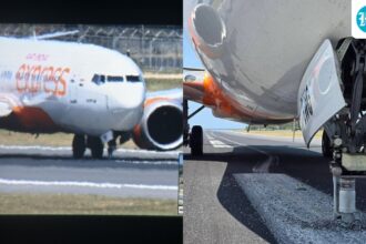 an-air-india-express-plane-lost-its-front-wheels-after-making-a-hard-landing-at-phuket-airport