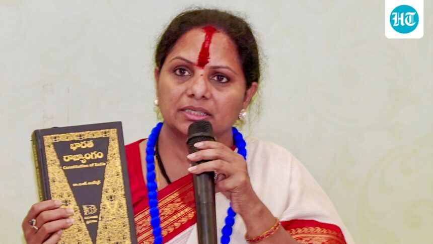 cbi-issues-summons-to-telangana-chief-jagruthi-kavitha-in-liquor-scam-case