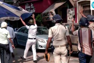 a-policeman-is-among-two-injured-in-a-clash-between-tmc-and-bjp-supporters-in-kolkata-ahead-of-pm-modi’s-event