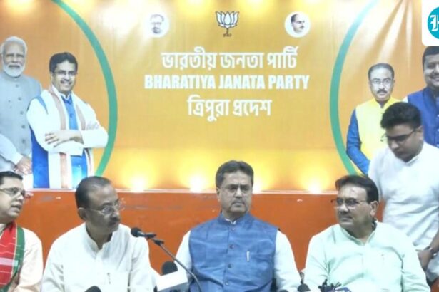 bjp-releases-list-of-candidates-for-ttaadc-polls,-appoints-5-leaders-from-tpc-ally