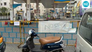 panic-buying-led-to-the-closure-of-petrol-pumps-in-several-parts-of-telangana