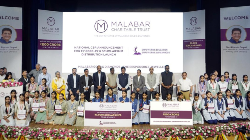 malabar-gold-spends-rs-200-crore-on-csr-initiatives,-minister-piyush-goyal-lauds-efforts