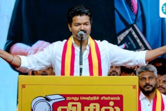 tamil-nadu-polls:-tvk’s-vijay-files-his-nomination-from-perambur,-trichy-east