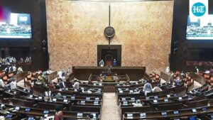 bjd-organizes-strike-in-rajya-sabha-over-nishikant-dubey’s-remarks-on-biju-patnaik