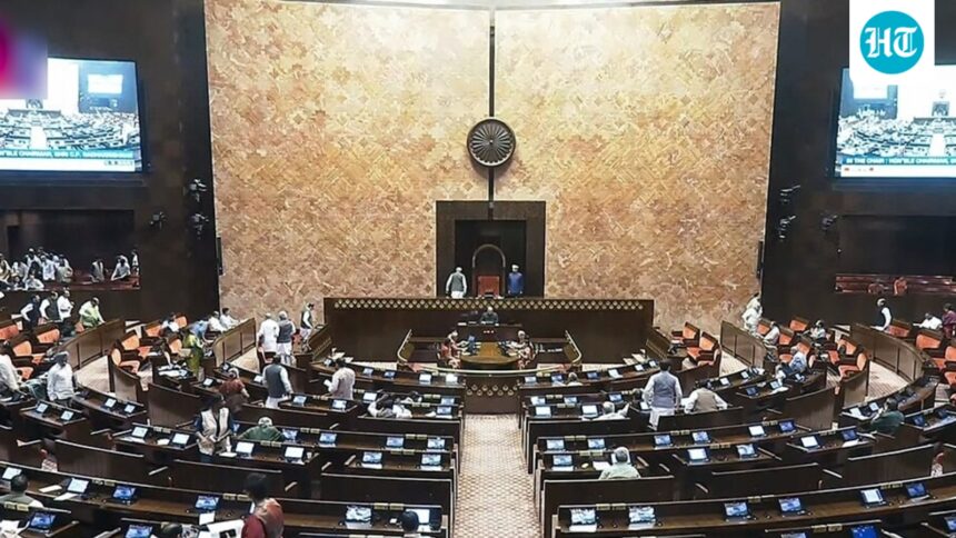 bjd-organizes-strike-in-rajya-sabha-over-nishikant-dubey’s-remarks-on-biju-patnaik