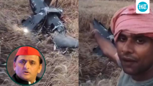 drone-crashes-in-up-village,-akhilesh-says-‘people-thought-there-was-a-stray-missile’,-criticizes-bjp-government