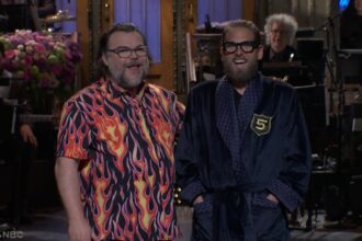 tina-fey,-jonah-hill,-candice-bergen-and-melissa-mccarthy-join-jack-black’s-‘snl’-monologue-to-celebrate-his-joining-the-five-timers-club