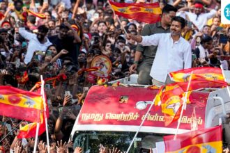 tvk-publishes-list-of-candidates-for-tamil-nadu-elections-2026;-vijay-is-contesting-from-perambur-and-trichy-east-constituency