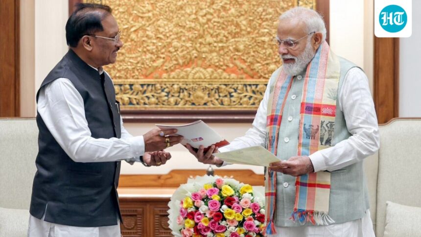 chhattisgarh-cm-vishnu-deo-sai-calls-on-pm-modi-and-presents-vision-for-the-next-phase-of-bastar’s-development