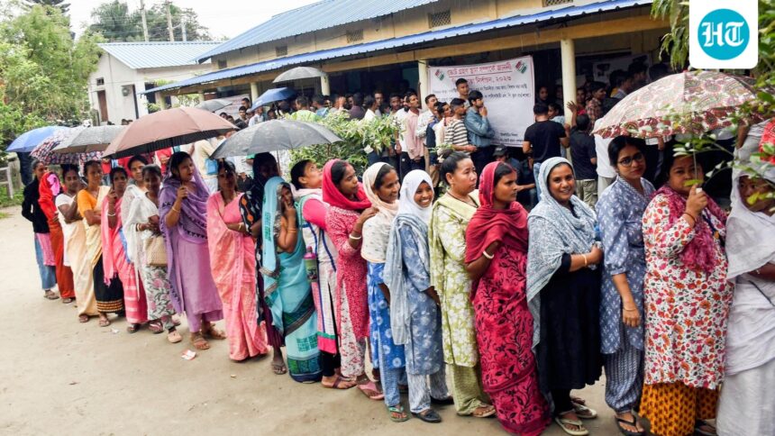 about-30-people-injured-in-election-related-violence-in-assam;-hold-seven