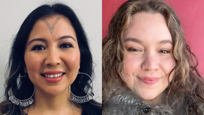 stacey-aglock-macdonald-and-alethea-arnaquq-baril-receive-the-hollywood-reporter’s-women-in-entertainment-of-canada-award.