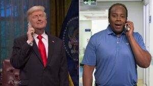 trump-calls-tiger-woods-out-of-rehab-as-melania-addresses-her-epstein-statement-on-‘snl’