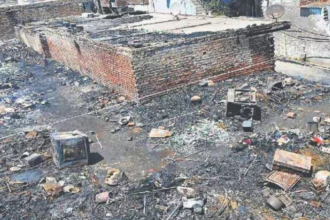 a-two-year-old-couple-died-after-a-fire-trapped-the-family-inside-a-locked-house-in-delhi’s-rohini