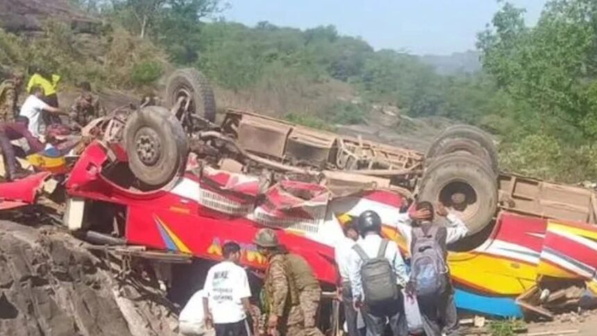 many-feared-they-were-killed-when-a-passenger-bus-fell-into-a-gorge-in-jammu-and-kashmir’s-udhampur-district.