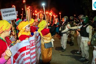 manipur-unrest:-protests-and-double-lockdown-disrupt-normal-life-in-imphal-areas-after-suspected-militant-attacks
