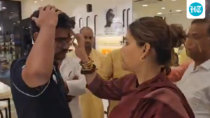 bjp-leader-applies-tilak-to-lenskart-employees-amid-row-over-religious-symbols