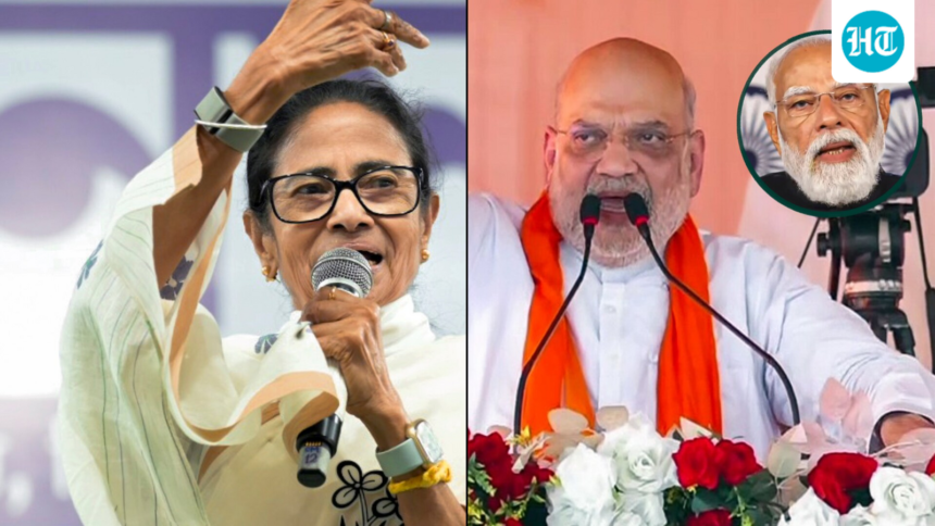 amit-shah’s-‘ae-didi’-jibe-echoes-modi’s-‘didi-o-didi’-2021:-tmc-attacks-bjp-as-bengal-campaign-for-first-phase-of-voting-ends