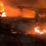 9-bolero-passengers-burned-alive-when-truck-collision-sparks-fire-in-mirzapur-in-up;-2-others-die-in-a-collision