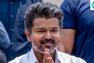 tvk-chief-vijay-targets-dmk-‘evil-force’-in-maiden-appearance-in-two-seats-|-5-facts-about-the-leader