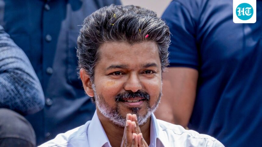 tvk-chief-vijay-targets-dmk-‘evil-force’-in-maiden-appearance-in-two-seats-|-5-facts-about-the-leader