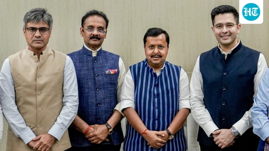 raghav-chadha-‘kept-on-pedestal’,-ignores-sandeep-pathak:-aap-insider-reveals-what-led-to-mps-walk-out